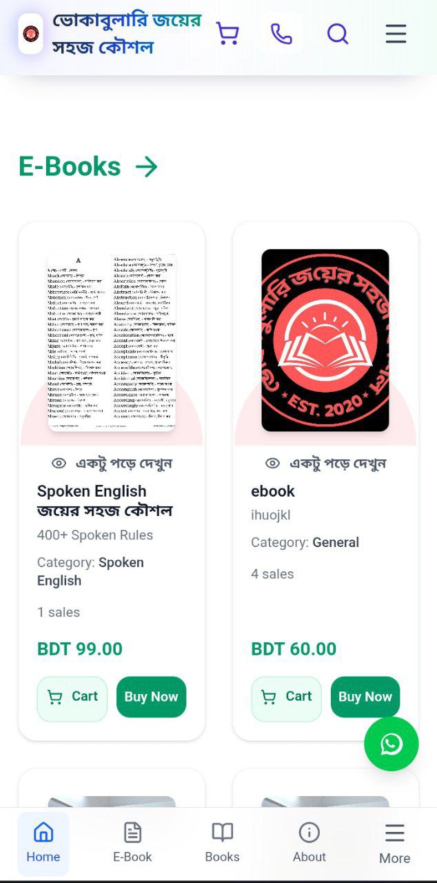 Vocabulary Joy – E-Book & Book Selling Platform